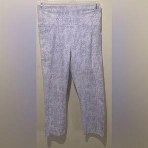 RBX Women’s Actiwear Gray And White Snake Print Leggings Size Large